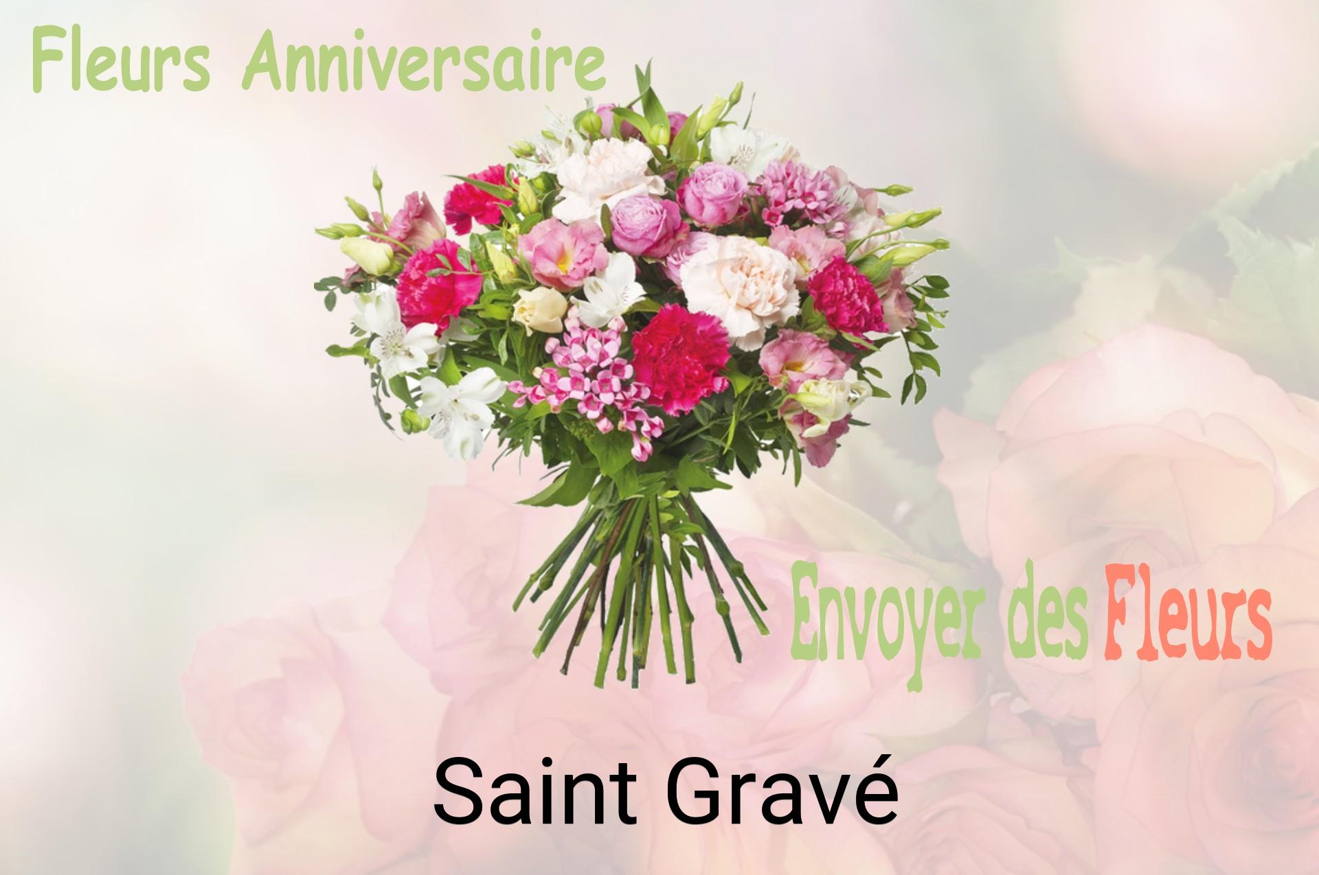 Bouquet de fleurs d’anniversaire livré à Saint-Gravé